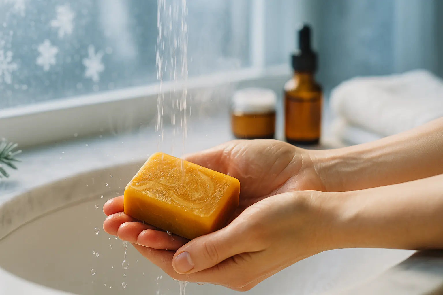 How to Use Turmeric Soap in Cold Weather Without Drying Out Your Skin