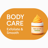 AMVital Turmeric Body Butter – exfoliating and smoothing body care cream for soft, radiant skin