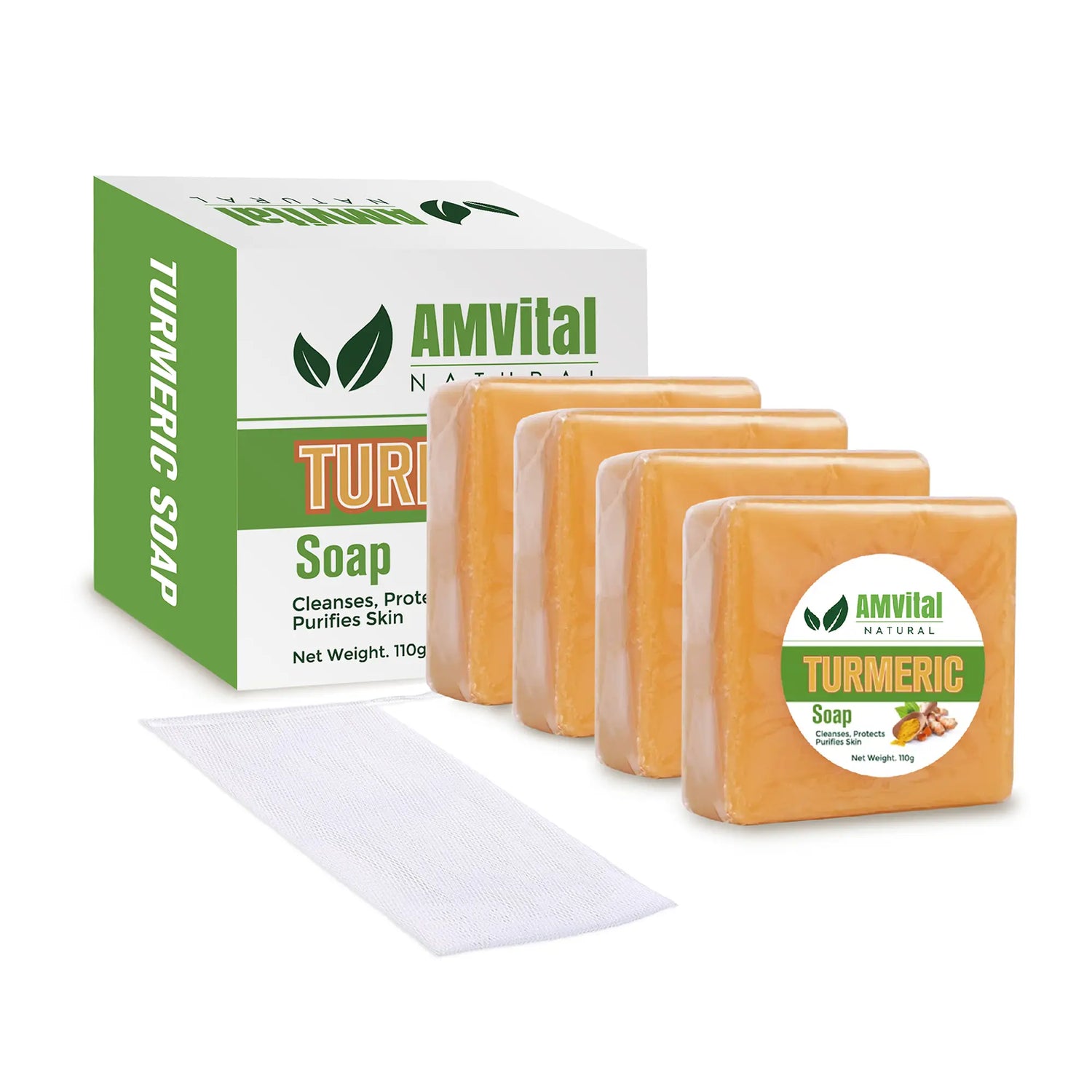 AMVital Turmeric Soap 4 packs