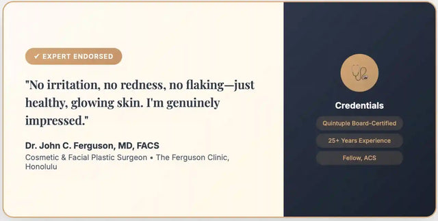 Expert Endorsed: A Board-Certified Cosmetic Surgeon Recommends AMVital