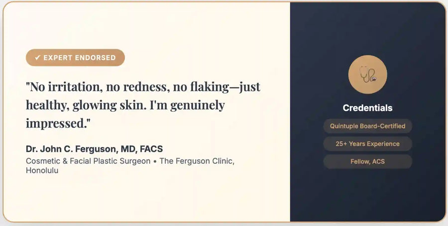 Expert Endorsed: A Board-Certified Cosmetic Surgeon Recommends AMVital