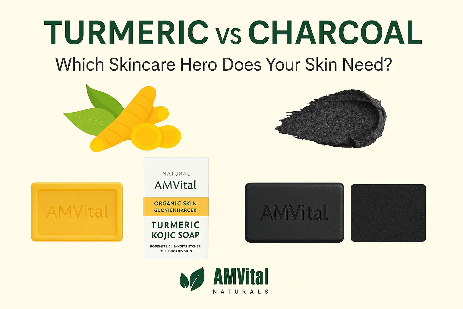 Turmeric vs. Charcoal: Which Skincare Hero Does Your Skin Need?