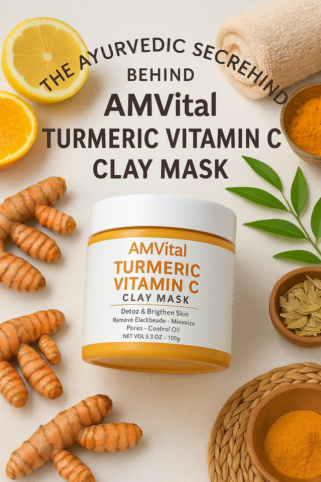 The Ayurvedic Secret Behind AMVital Turmeric Vitamin C Clay Mask