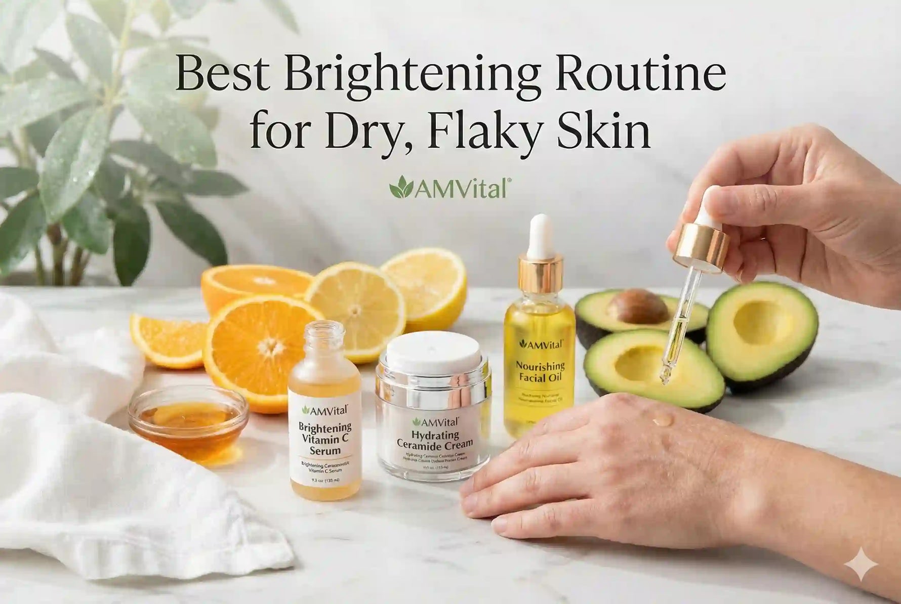 Best Brightening Routine for Dry, Flaky Skin