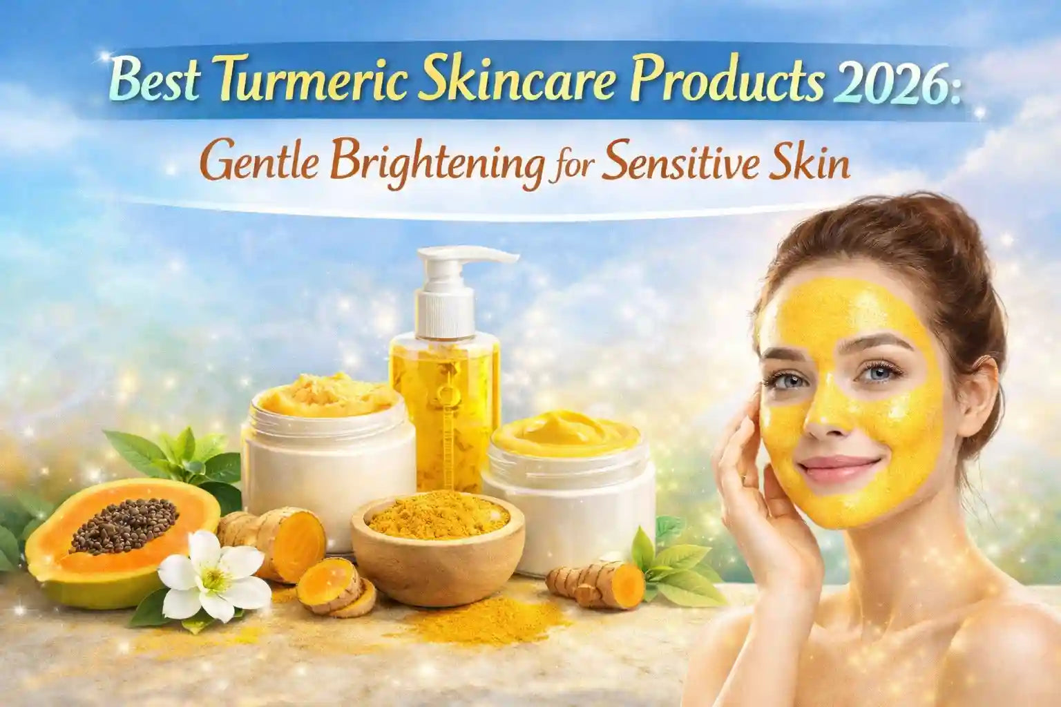 Best Turmeric Skincare Products 2026: Gentle Brightening for Sensitive Skin
