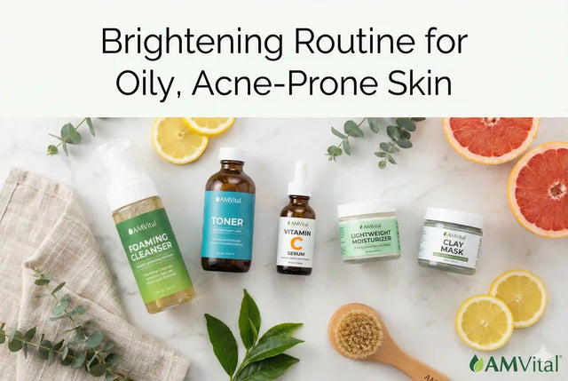 Brightening Routine for Oily, Acne-Prone Skin