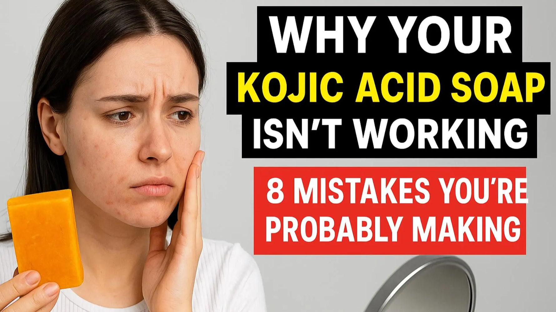 Common Mistakes That Reduce Kojic Acid Soap Effectiveness