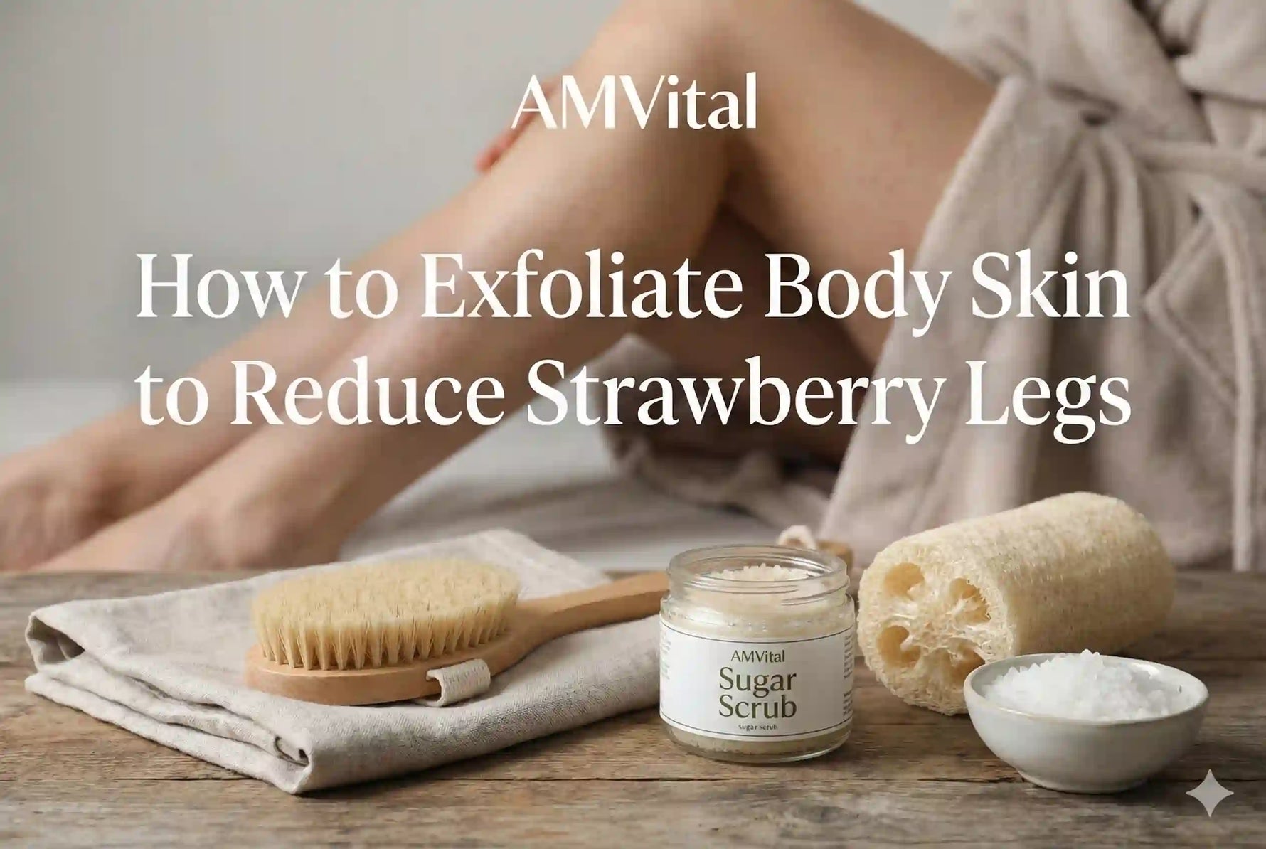 How to Exfoliate Body Skin to Reduce Strawberry Legs