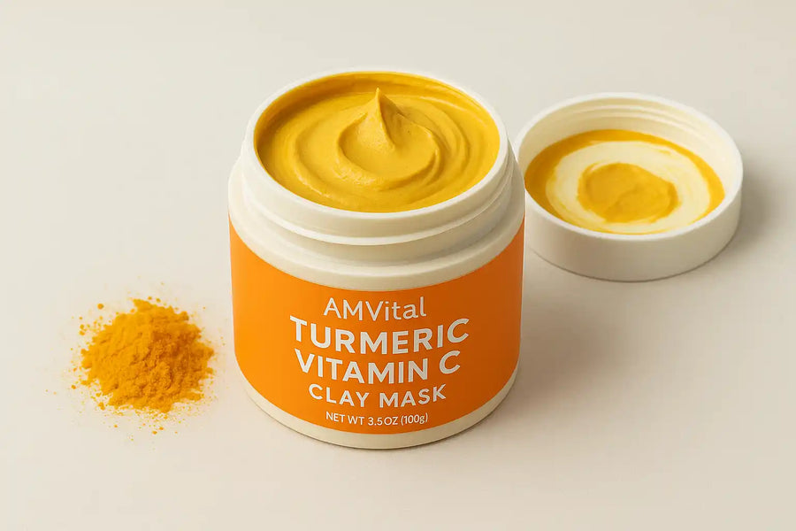 How to Use AMVital Turmeric Vitamin C Clay Mask for Maximum Glow