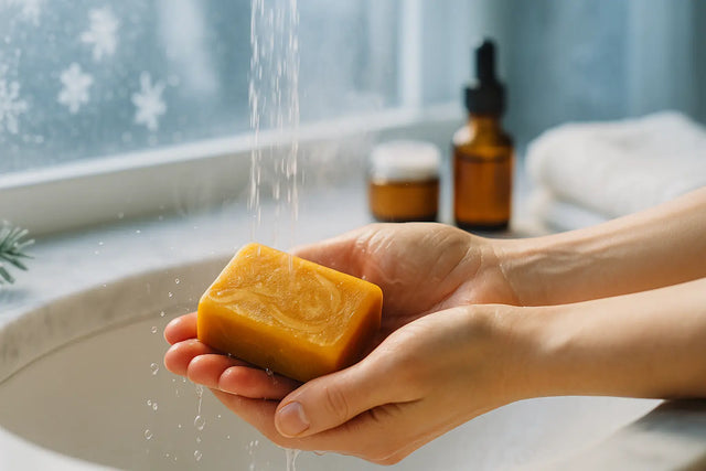 How to Use Turmeric Soap in Cold Weather Without Drying Out Your Skin