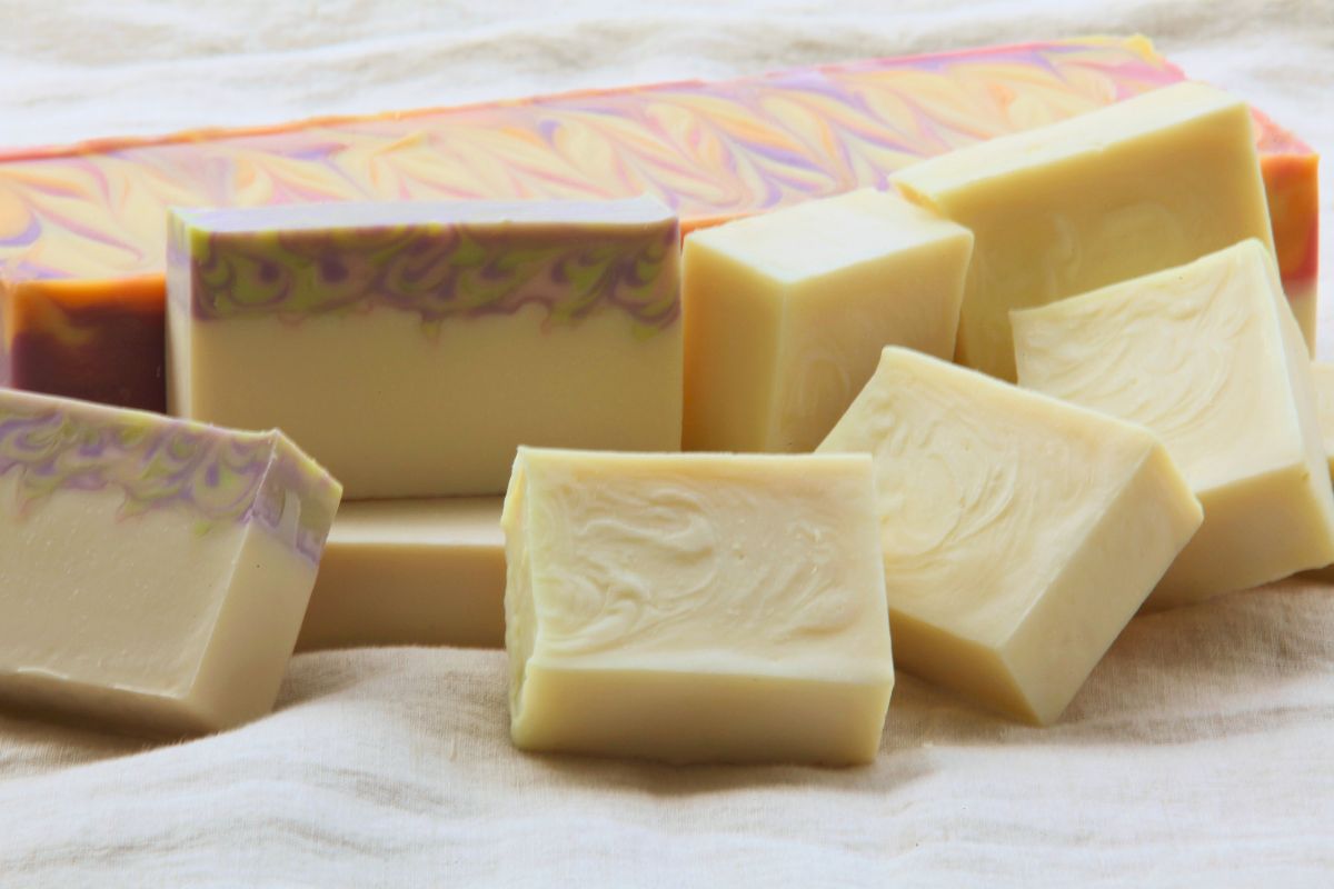 Castile soap was originally made with olive oil; it gained a reputation for its mildness and purity long before synthetic soaps.