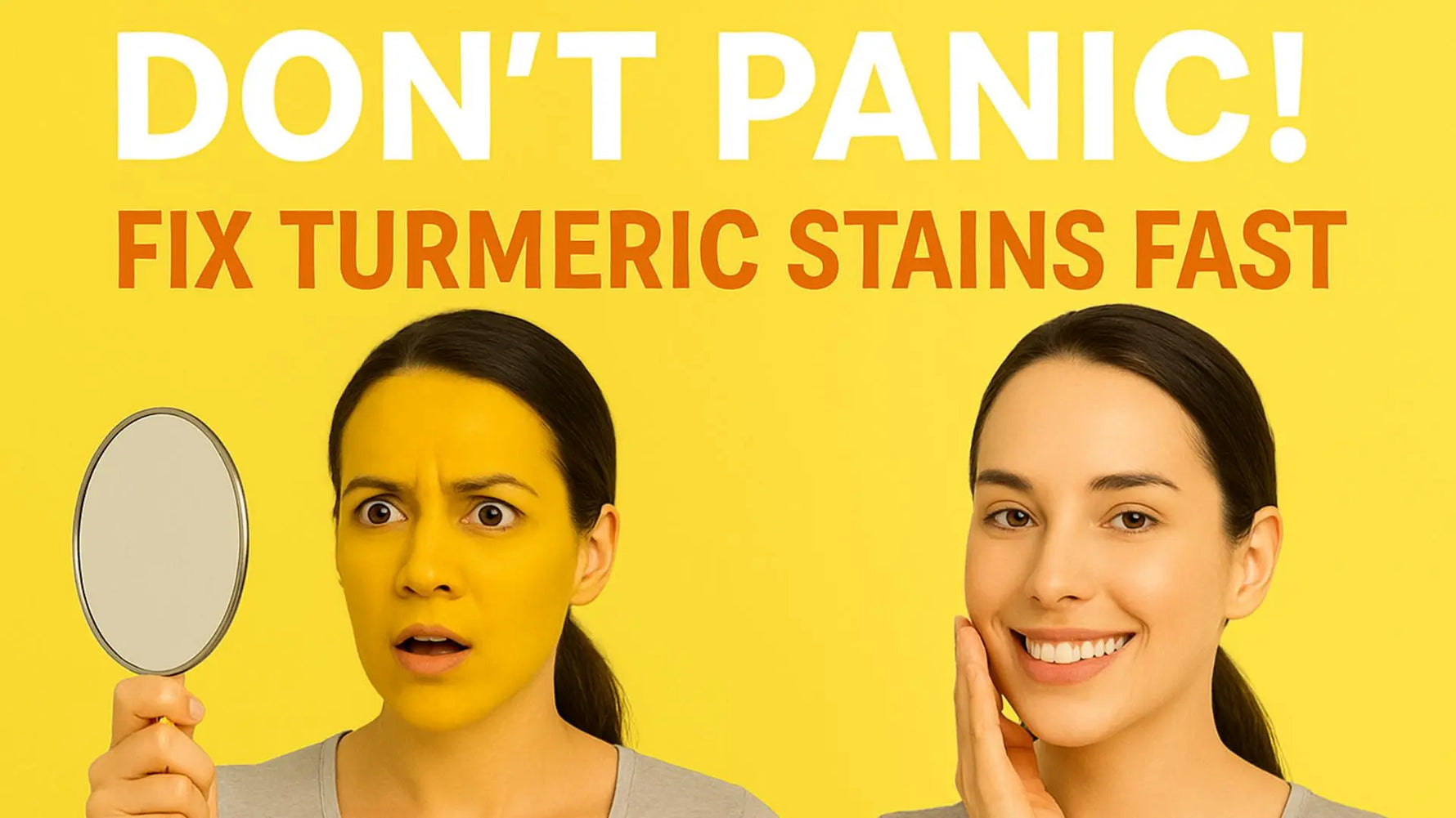 How to Remove Yellow Turmeric Staining from Skin (5 Methods)
