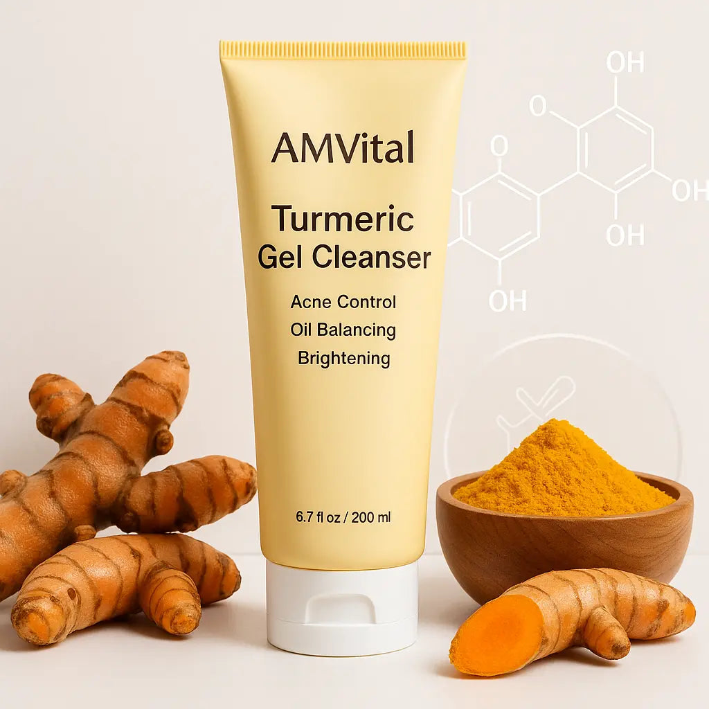 How Turmeric Cleansers Help Reduce Oil and Dull Skin – AMVital