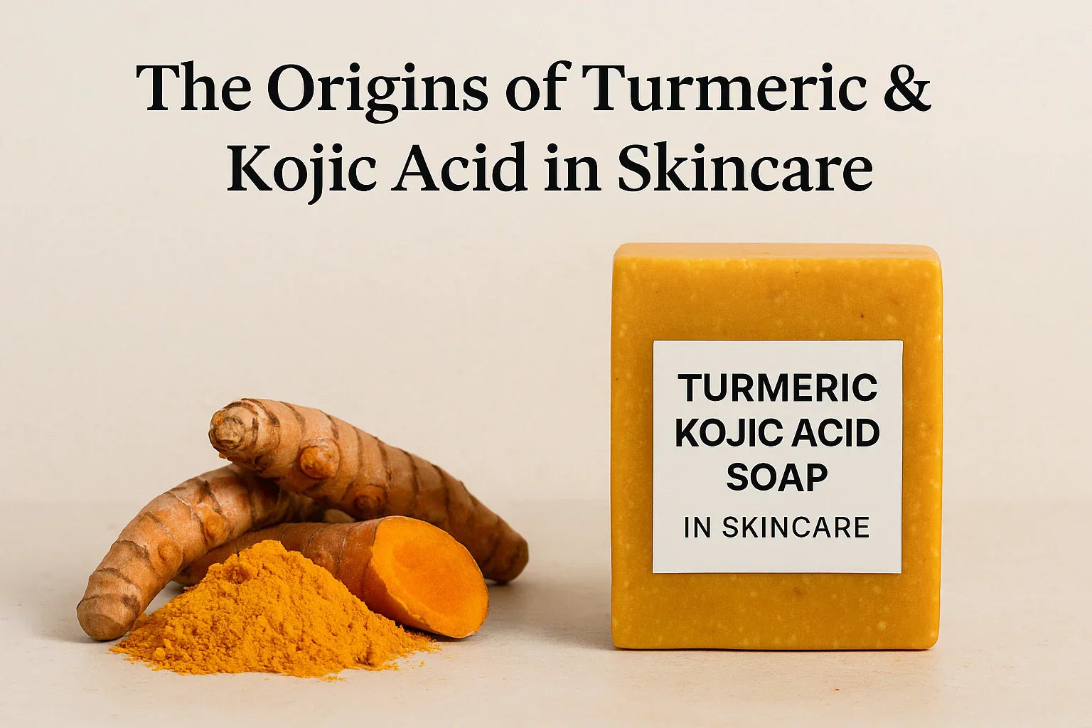 The Origins of Turmeric & Kojic Acid in Skincare