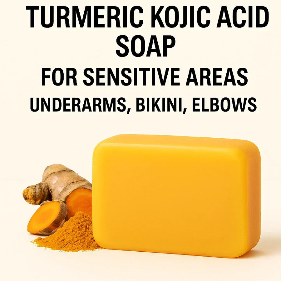 Turmeric Kojic Acid Soap for Underarms, Bikini & Elbows