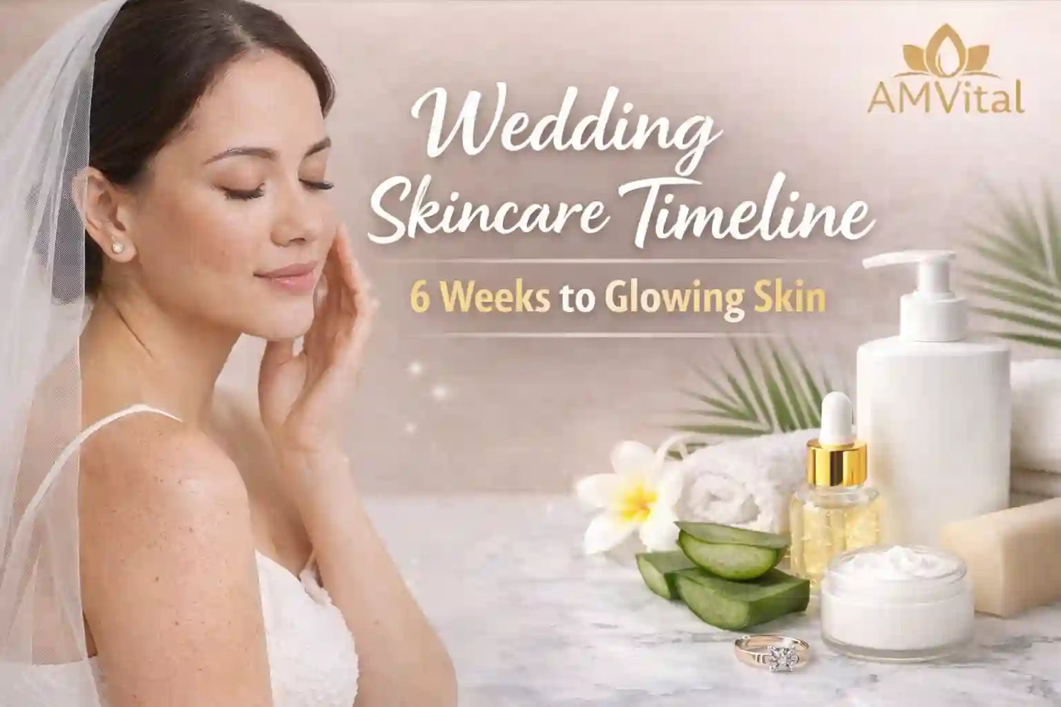 Wedding Skincare Timeline: 6 Weeks to Glowing Skin