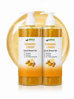 AMVital Turmeric Lemon Scrub Shower Gel — 2-month supply value pack