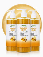 AMVital Turmeric Lemon Scrub Shower Gel — 3-month supply value pack
