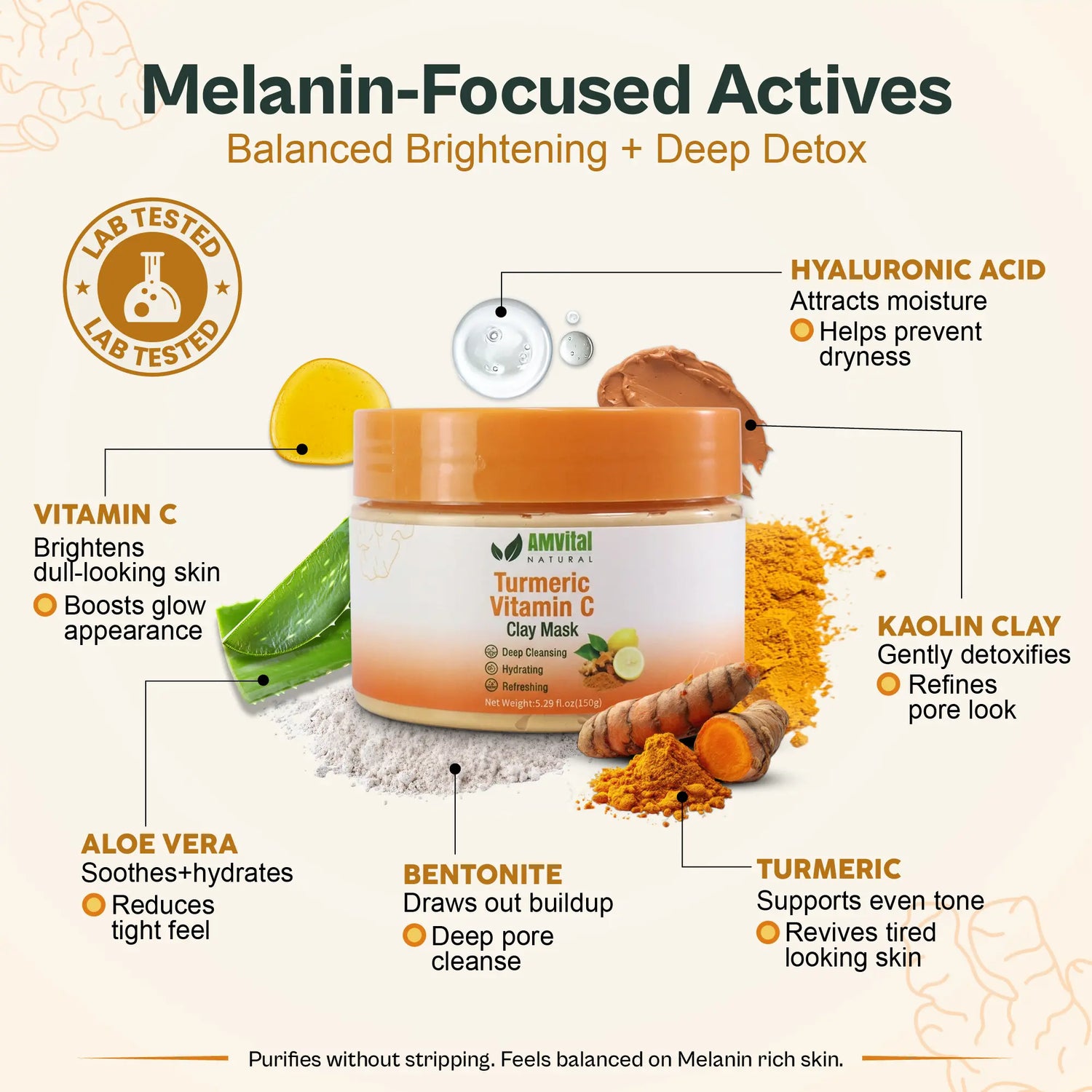 Amway Natural Skin Care product with ingredients and benefits displayed