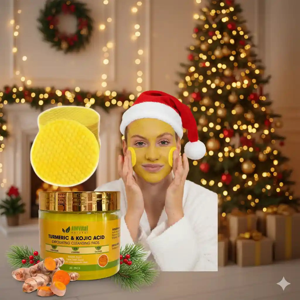 amvital turmeric kojic acide cleasning pads