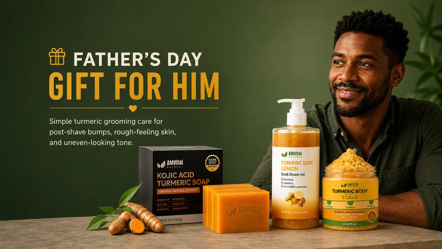 AMVital turmeric-powered skincare for melanin-rich, sensitive skin