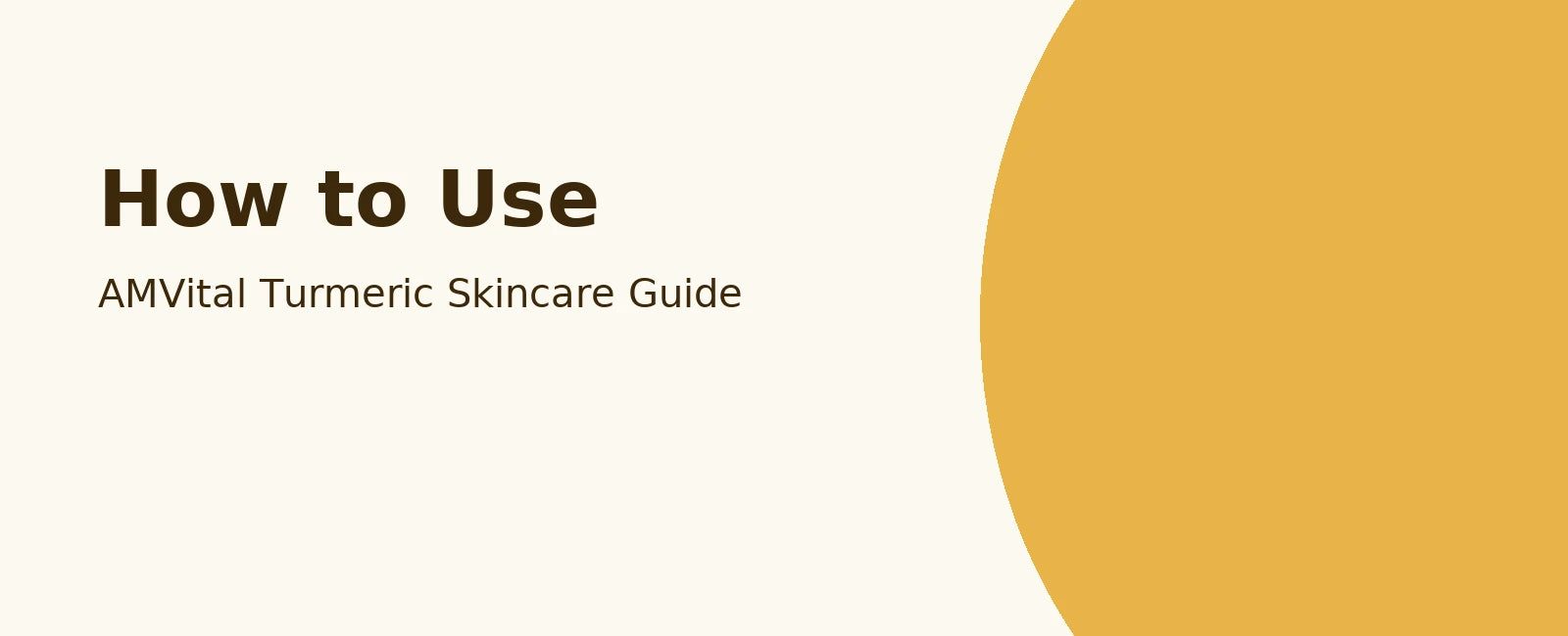 How to Use AMVital Products