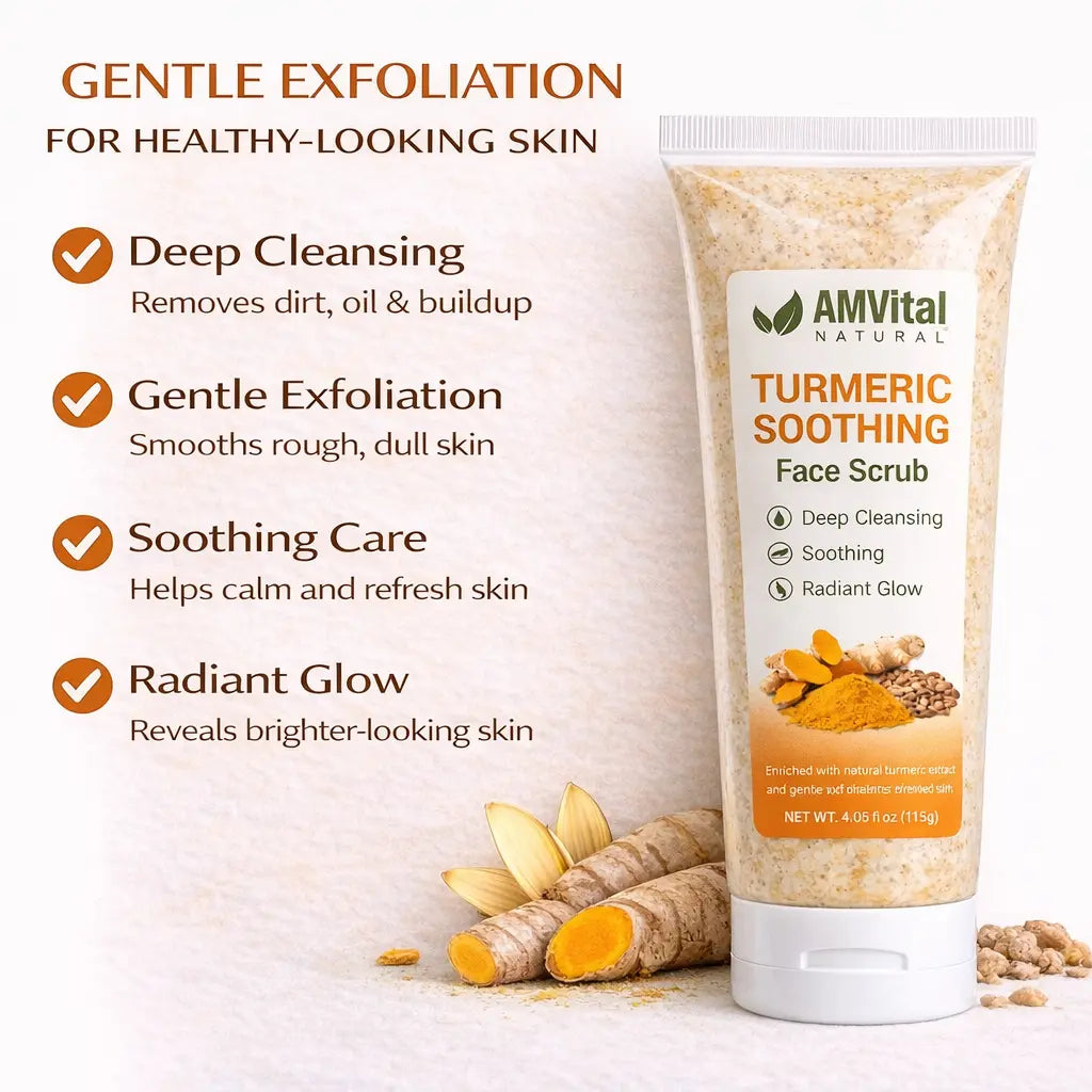 amvital turmeric face scrub benefits
