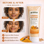 amvital turmeric face scrub before after