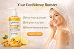 AMVital Turmeric Lemon Scrub Shower Gel — for knees, elbows, and body