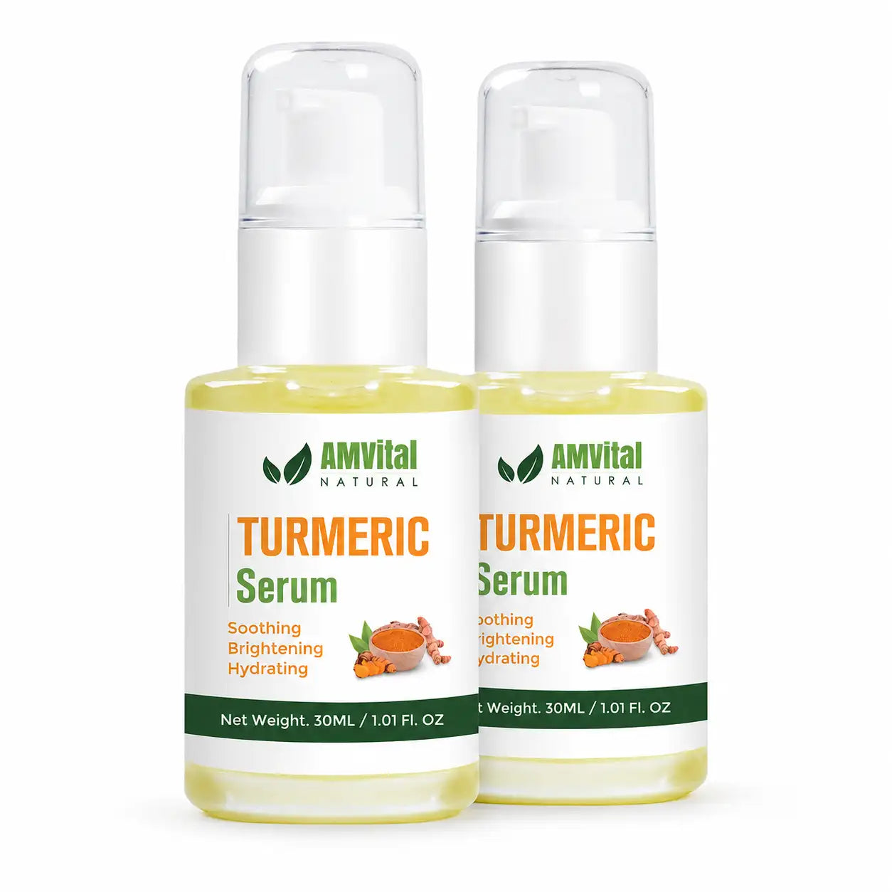 AMVital Turmeric Vitamin C Serum — 2-bottle value pack