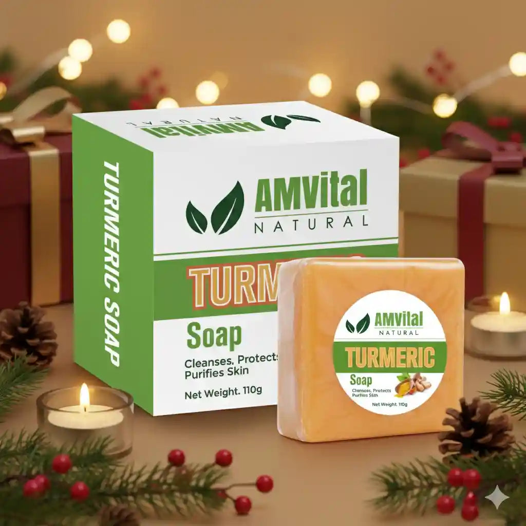 turmeric soap holiday theme
