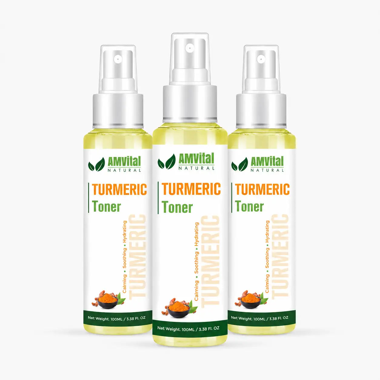 AMVital Turmeric Toner — 3-bottle value pack