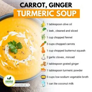 turmeric carrot ginger soup