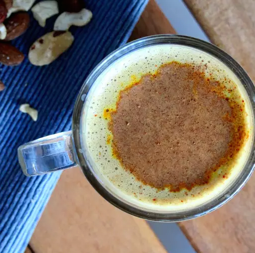 turmeric coffee latte