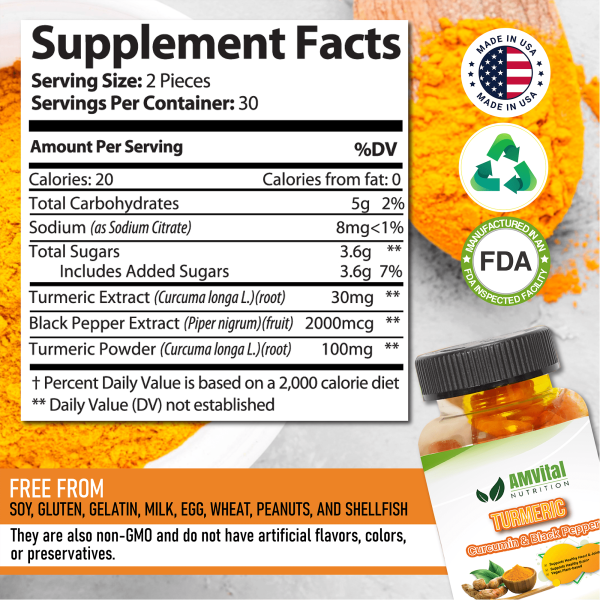 turmeric gummies product