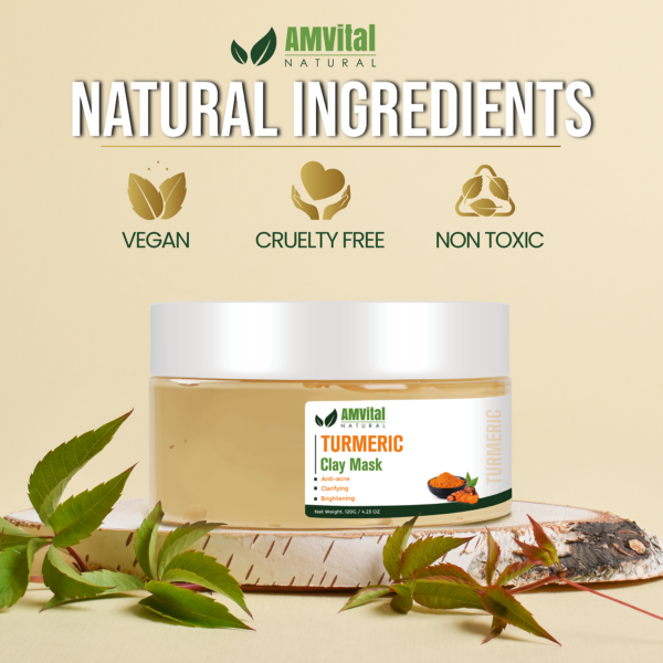 Turmeric clay mask product image by AMVital