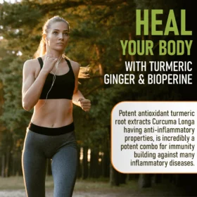 Turmeric curcumin capsules product by AMVital