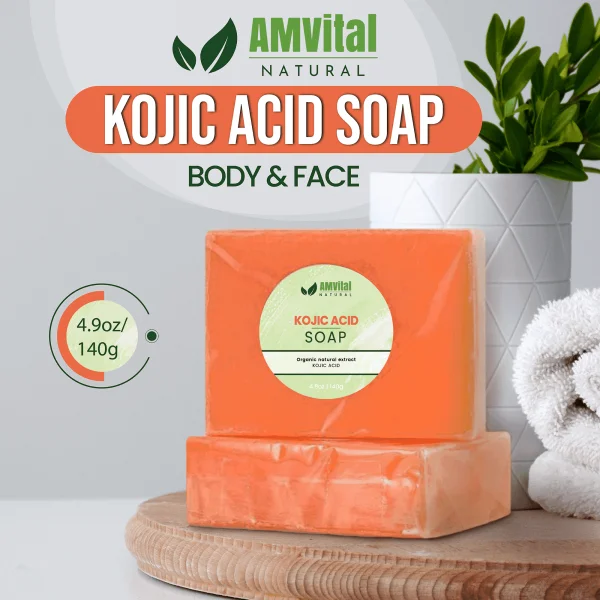 Amvital kojic soap bar product