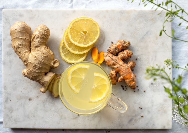 ginger turmeric tea