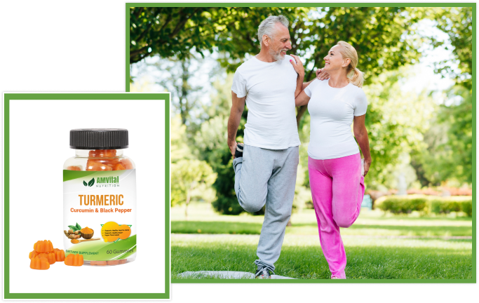 Turmeric gummies product by AMVital