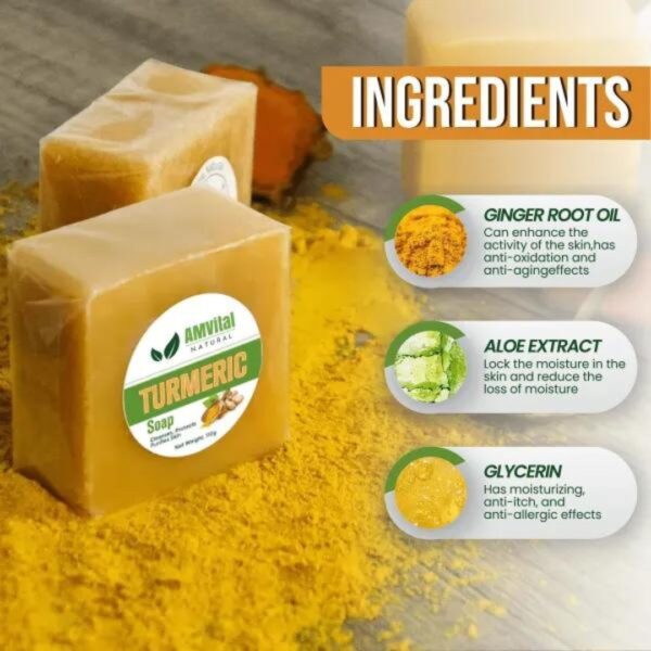 Turmeric soap product image by AMVital