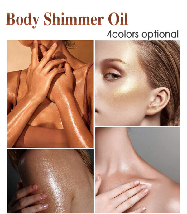 shimmer body oil