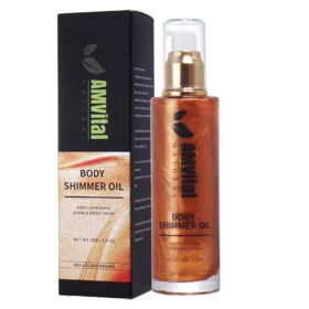 shimmer oil for body