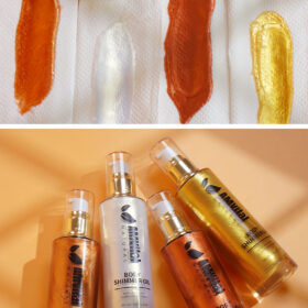 shimmer body oil