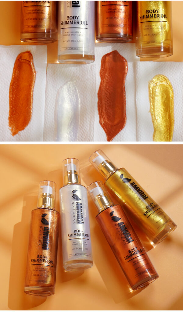 shimmer body oil