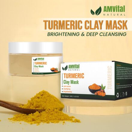 vitamin c clay mask with turmeric