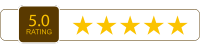 5-star rating for AMVital's turmeric products.