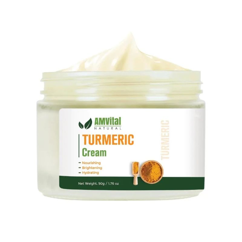 Turmeric-based face cream suitable for all skin types.