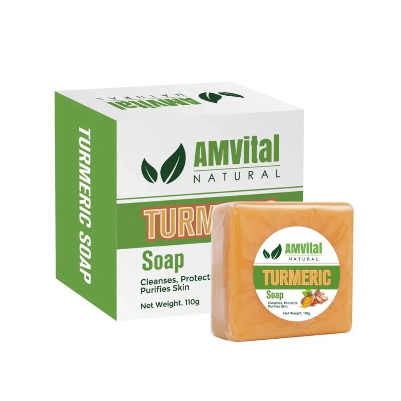 AMVital turmeric soap product image.