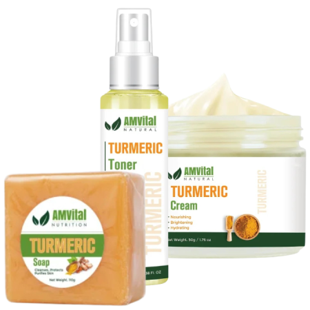 Turmeric products created by AMVital.